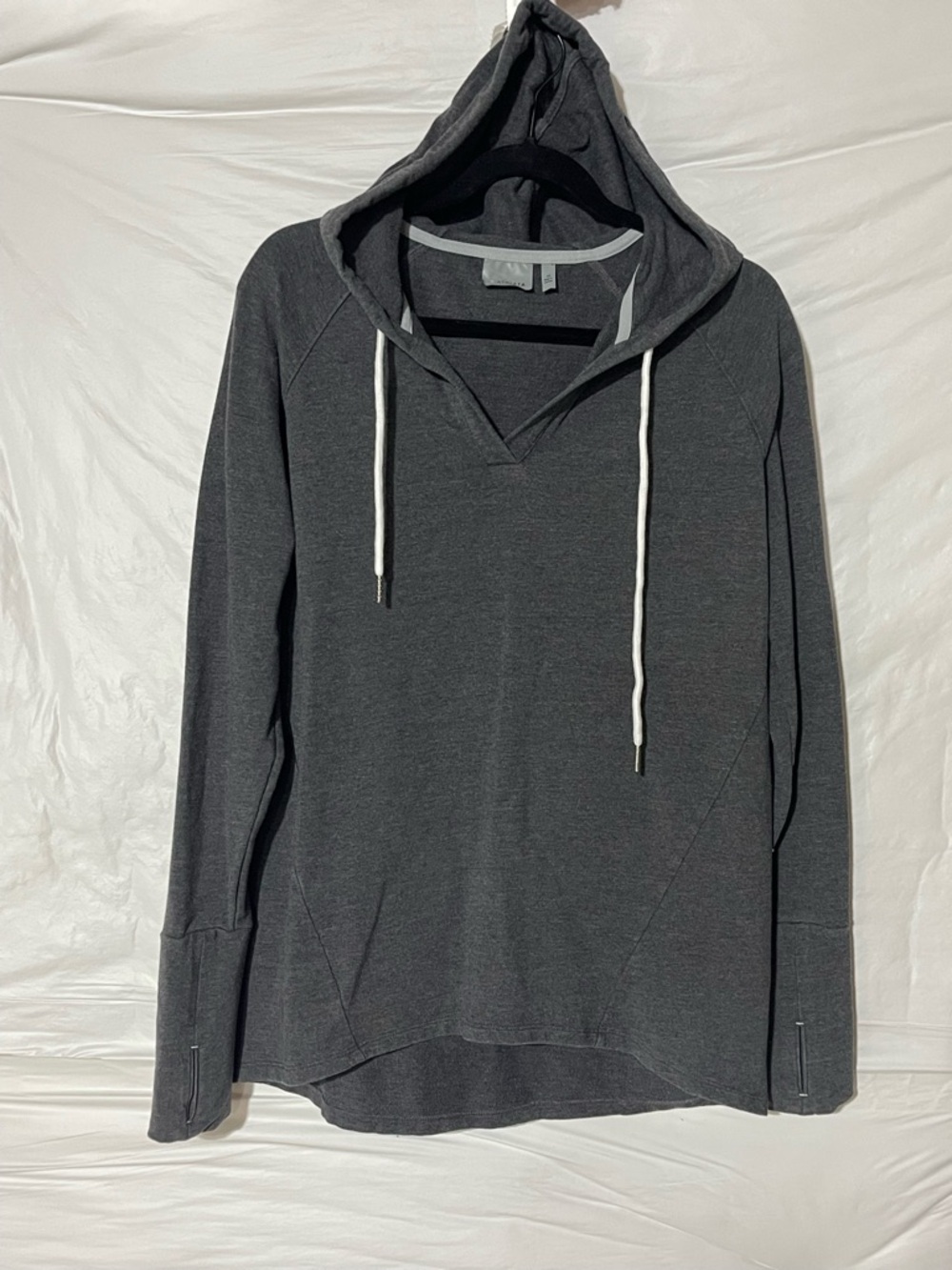 Athleta Dark Charcoal Hooded Pullover